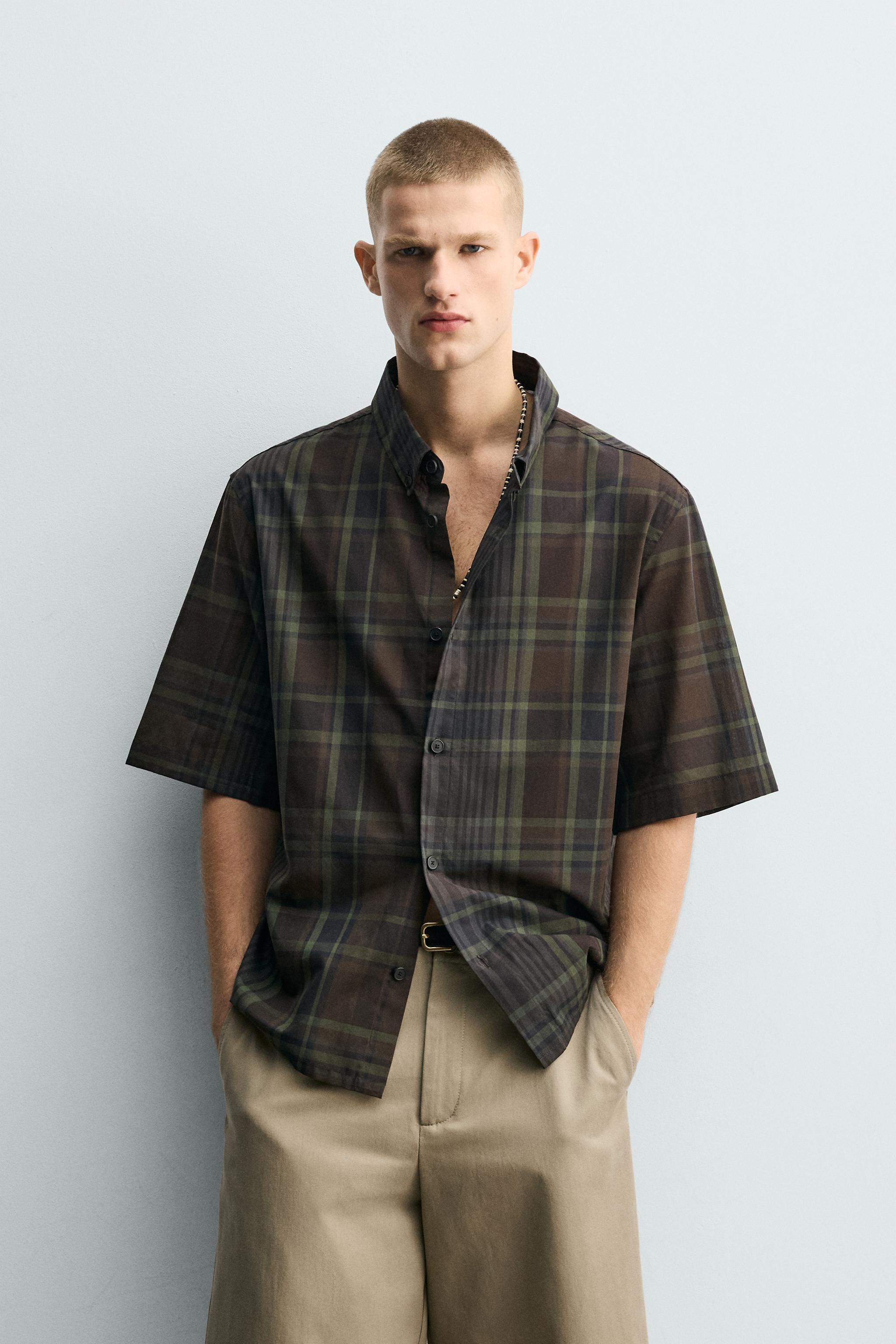 REGULAR FIT PLAID SHIRT